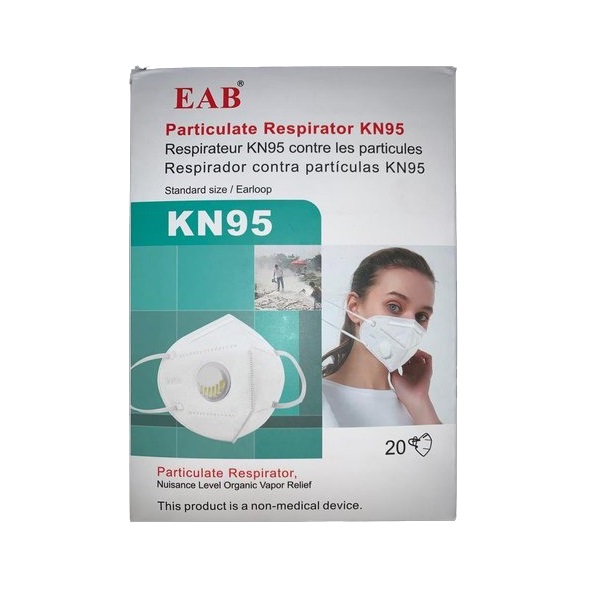 Eab Kn95 With Filter 5 Layer Protective Mask Imported 