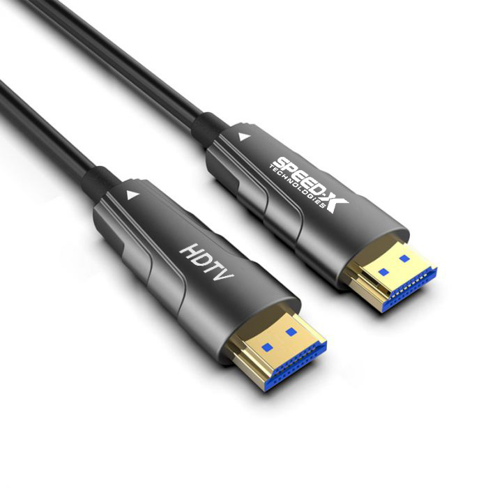 Speed-x Fiber Hdmi Cable 2.0/2.1 Aoc(active Optical Cable) Support 4k 8k Uhd 10m