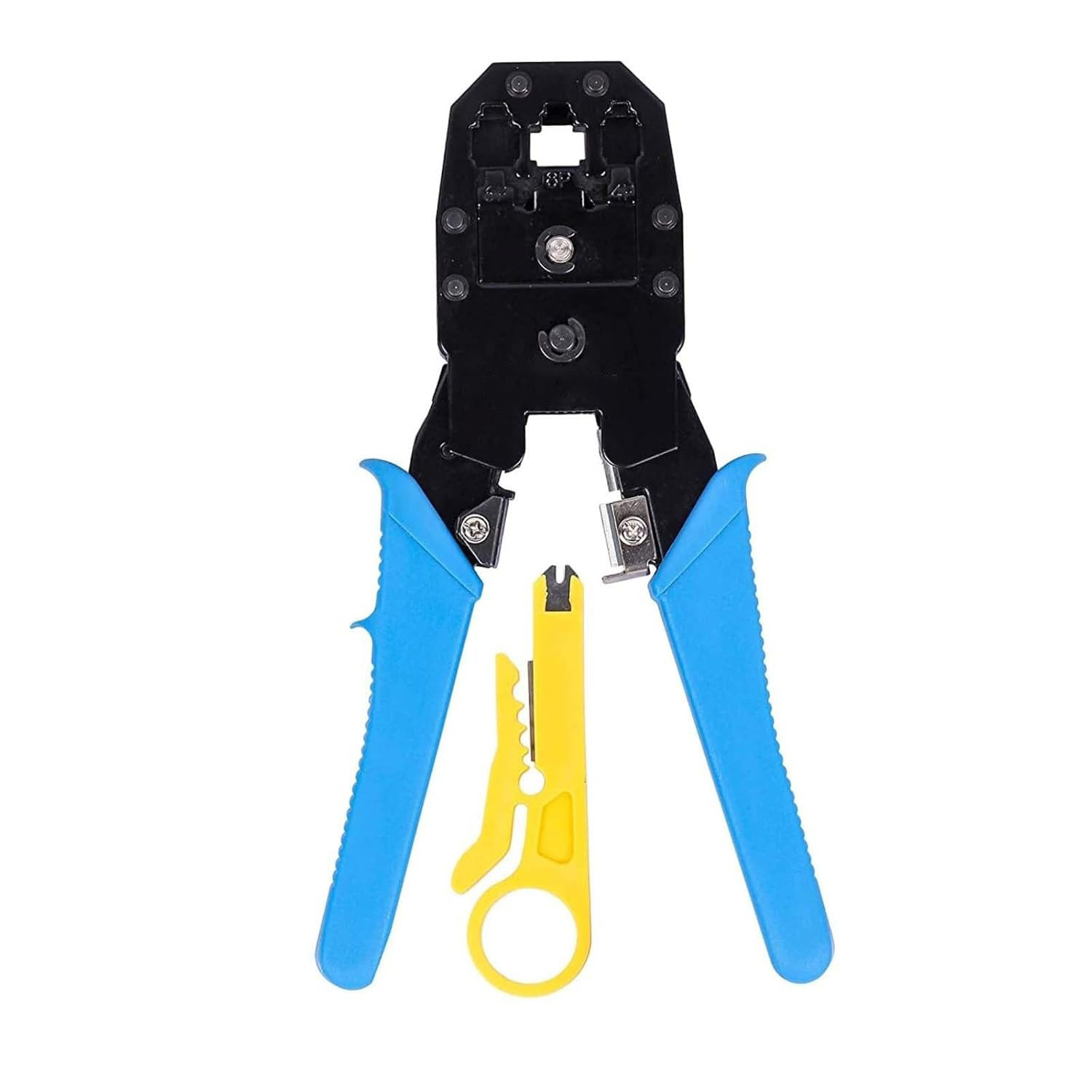 315 Modular Network Crimping Tool Rj45 Rj11 Plug Blue Handle
