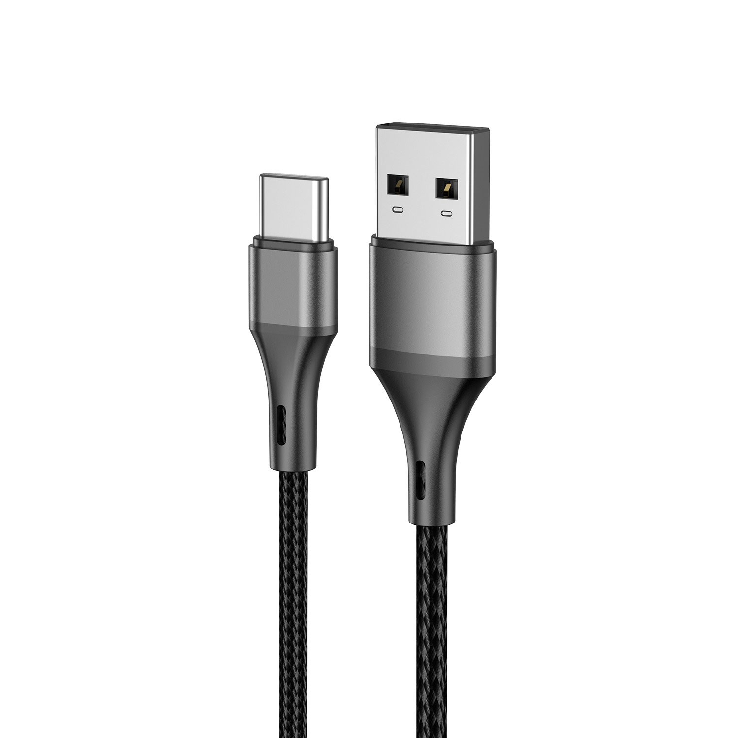 Aspor Ac-18 Usb To Type-c 3a Super Fast Charging Nylon Braided Cable 1m
