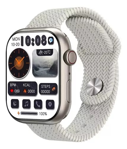 Hk9 Pro+ Series 9 Amoled Screen 2gb Rom Ai Watch Face Smart Watch With Wearfit Pro App White