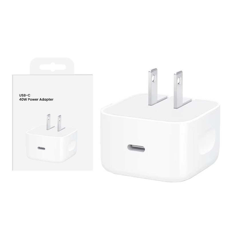 Iphone 17 Pro Max 40w Us Pin Usb-c Power Adapter