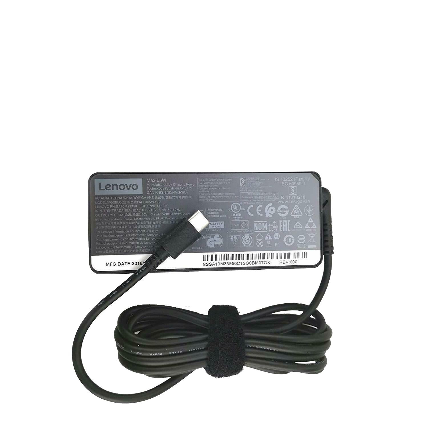 Lenovo 65w Usb-c Ac Laptop Charger