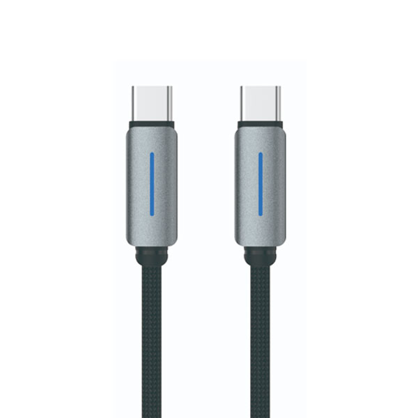 Logilink Type C To Type C Nylon Fast Charging Data Cable 1m Black