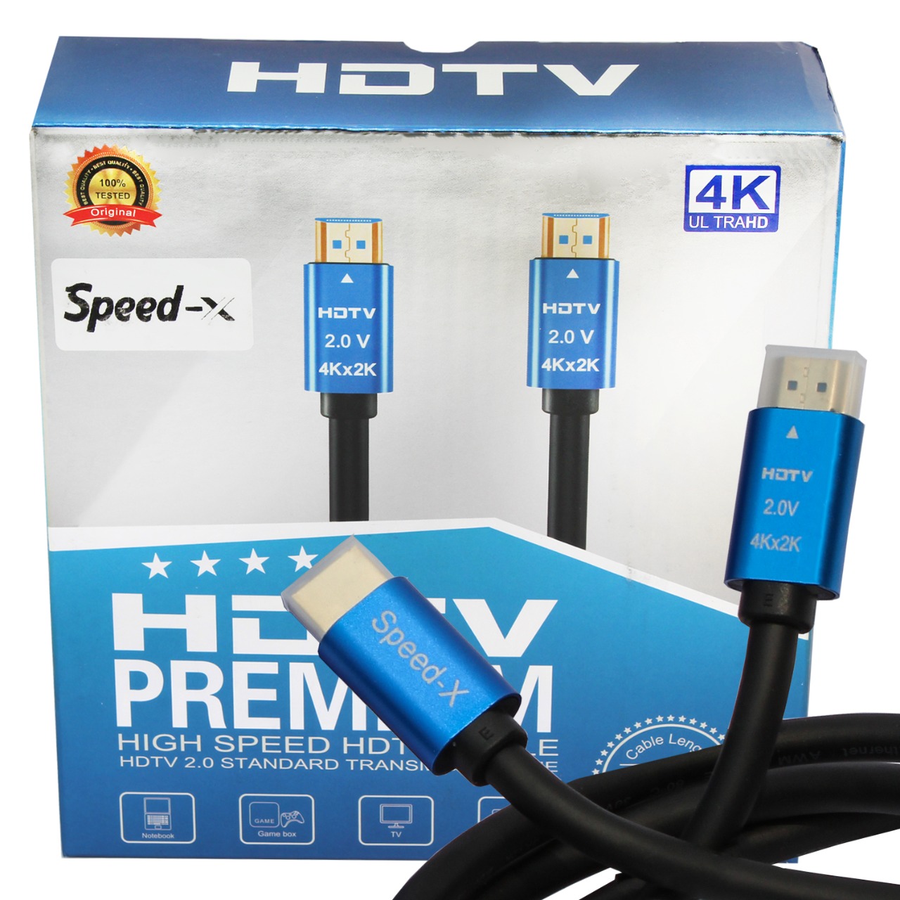 Speed-x 2.0v Hdmi Premium Cable Ultra Hd 4k 10m