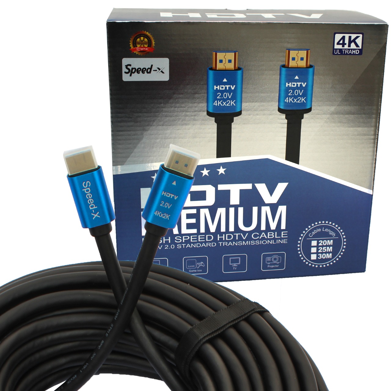 Speed-x 2.0v Hdmi Premium Cable Ultra Hd 4k 20m