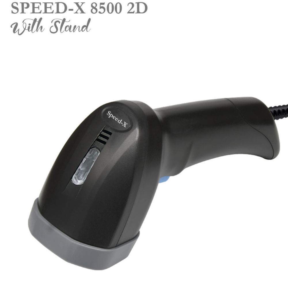 Speed-x 8500 2d Wire (with Out Stand) Cmos Handheld Barcode Scanner