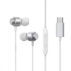 Jr-ec06 Type-c Series In-ear Metal Wired Earbuds Silver