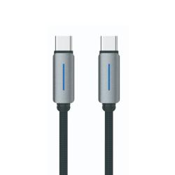 Logilink Type C To Type C Nylon Fast Charging Data Cable 1m Black