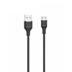 Logilink Usb To Micro Silicone Fast Charging Data Cable 1m (1 Year Warranty) Black