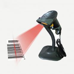 Speed-x 300 2d Wired Barcode Laser Scanner With Stand