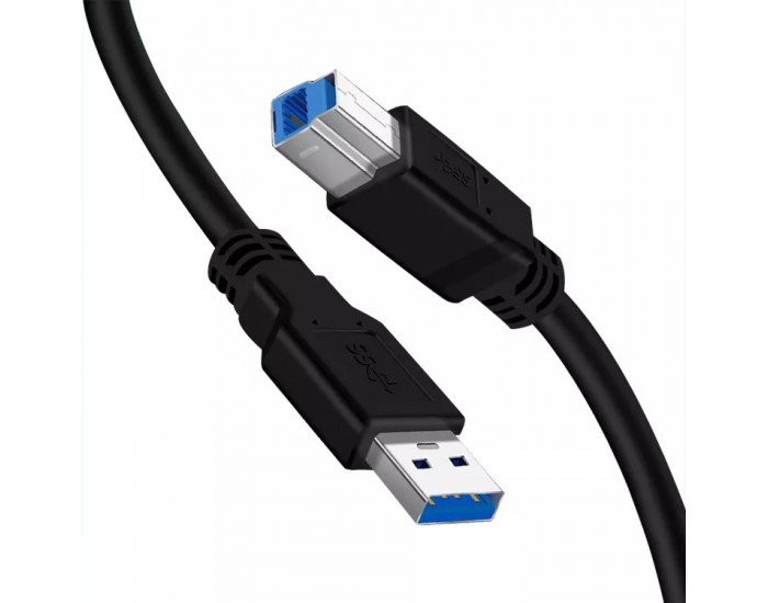 Usb Printer Cable 1.5m Black 3.0
