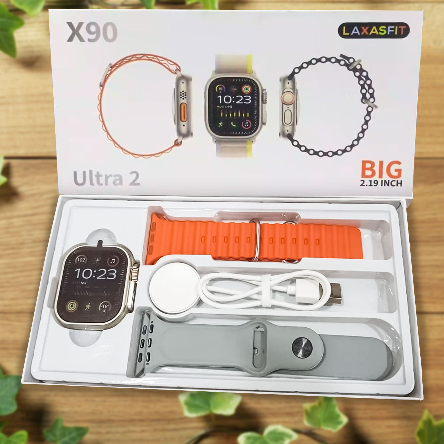 X90 Ultra 2 Smart Watch 49mm 2.19 Inch Big Screen Orange