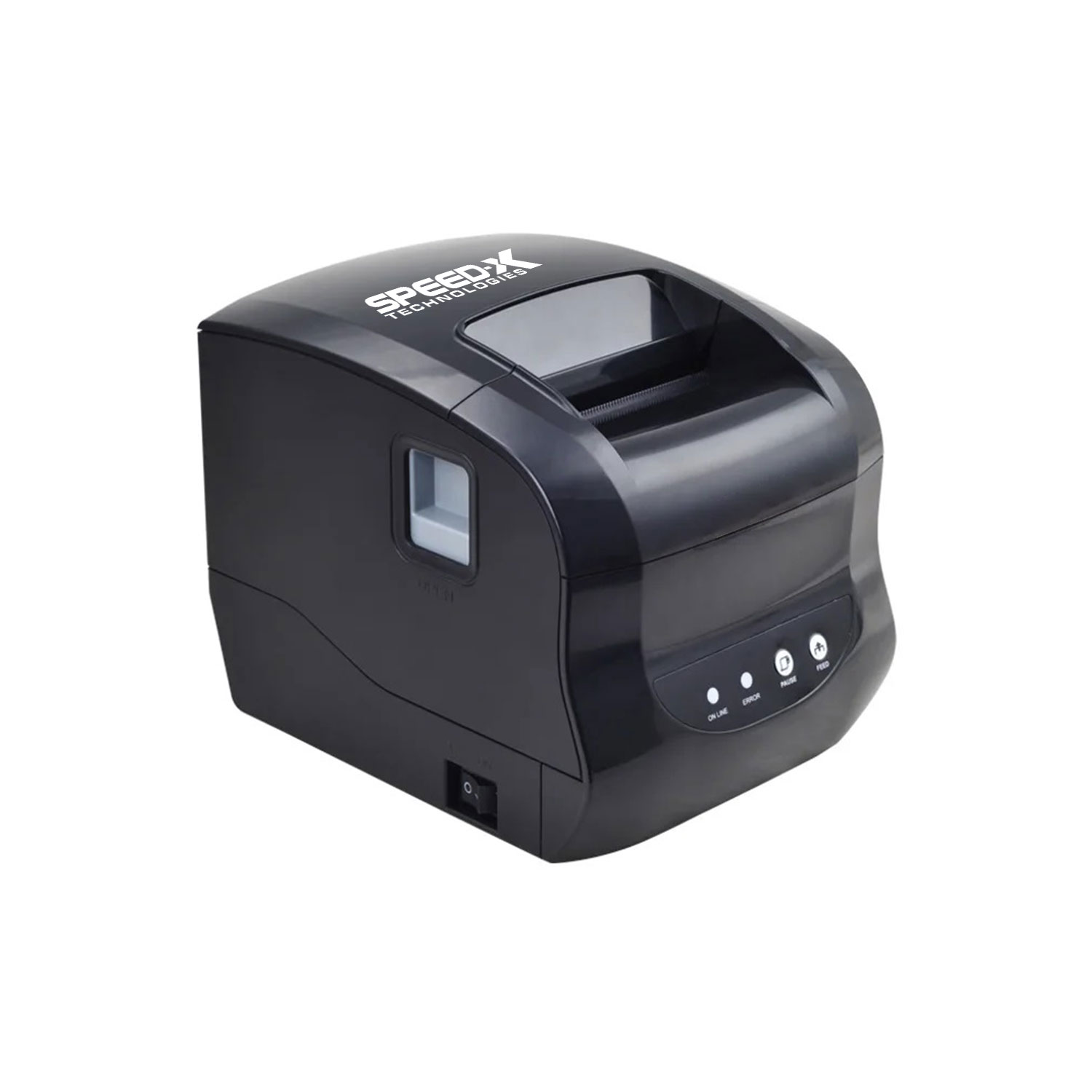 X Printer Xp-365b 3 Inch Thermal Receipt And Label Printer With Usb+lan Interfac,127mm/s Printing Speed Black Colour